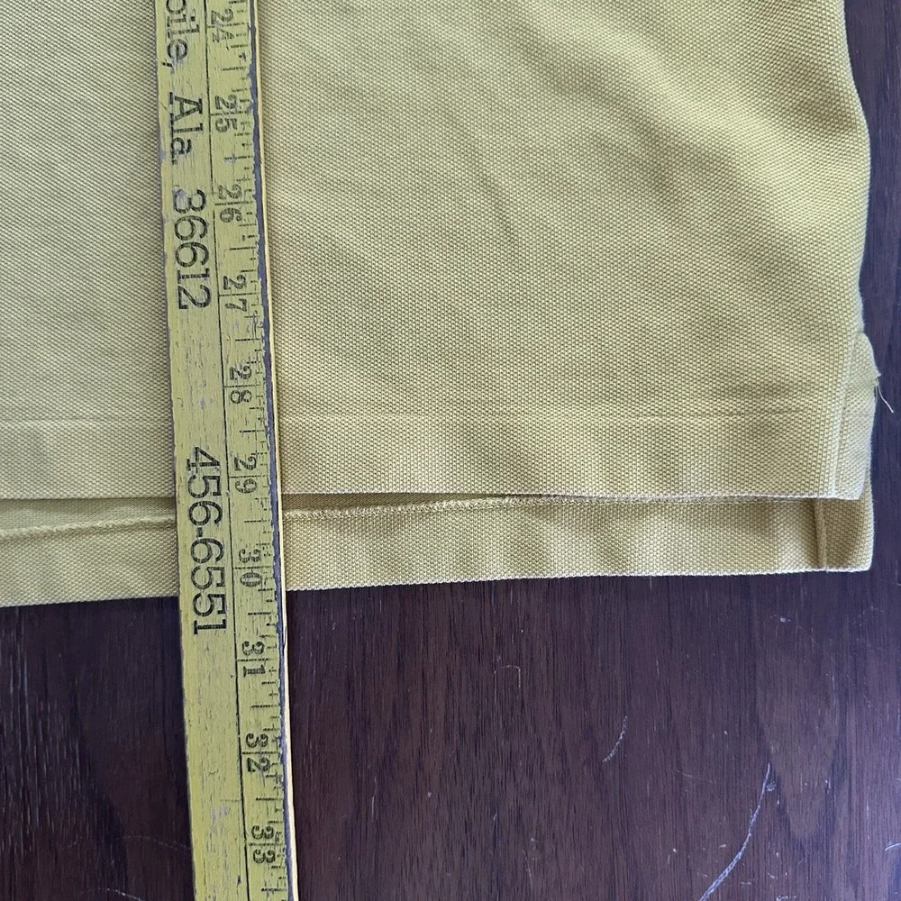 Polo Ralph Lauren Classic Fit Men's Yellow XXL Polo Shirt Black Pony